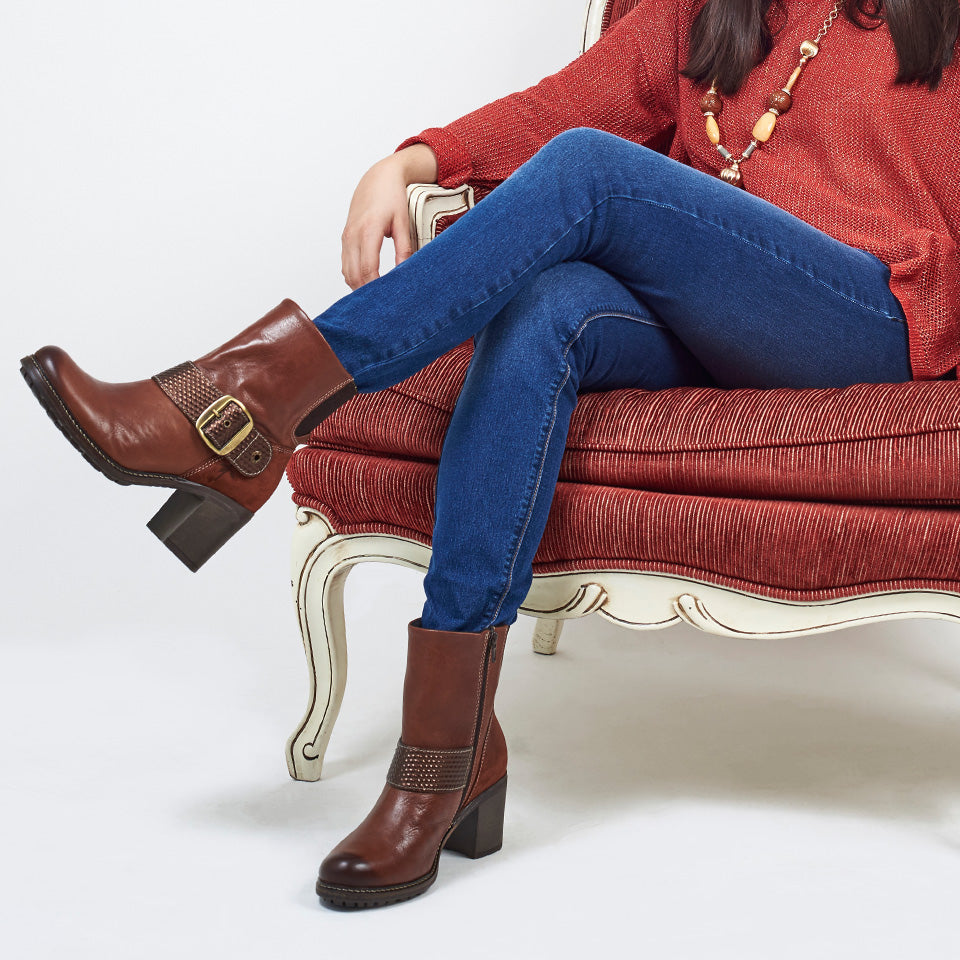 Holly Leather Ankle Boot