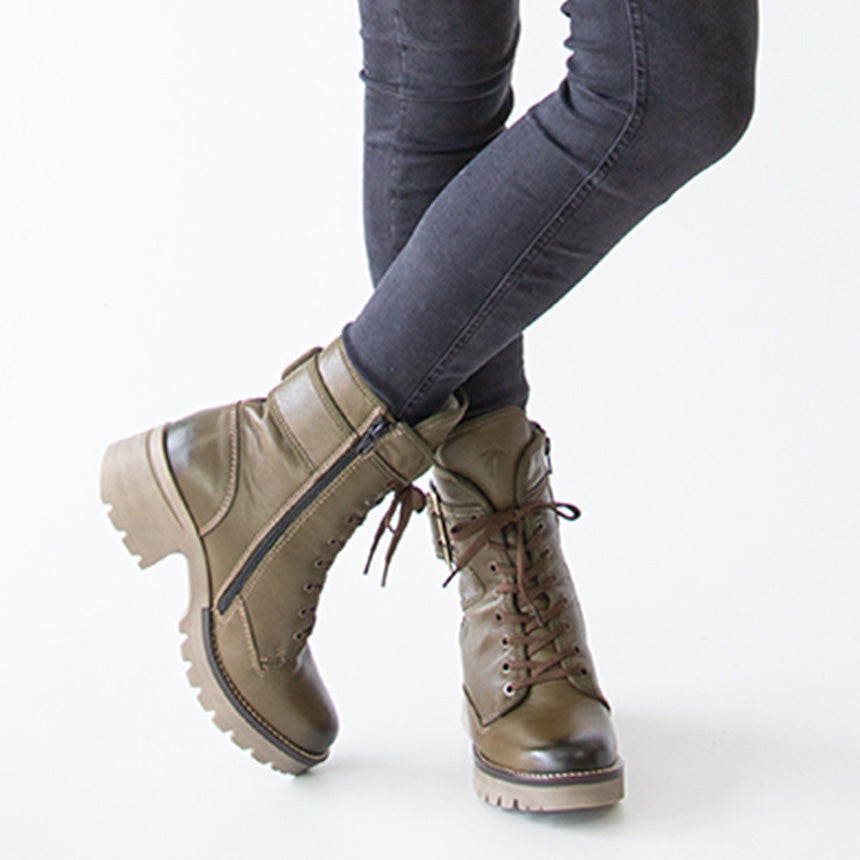 Kanga Combat Leather Boot