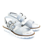 Alicia Leather Strappy Adjustable Sandals