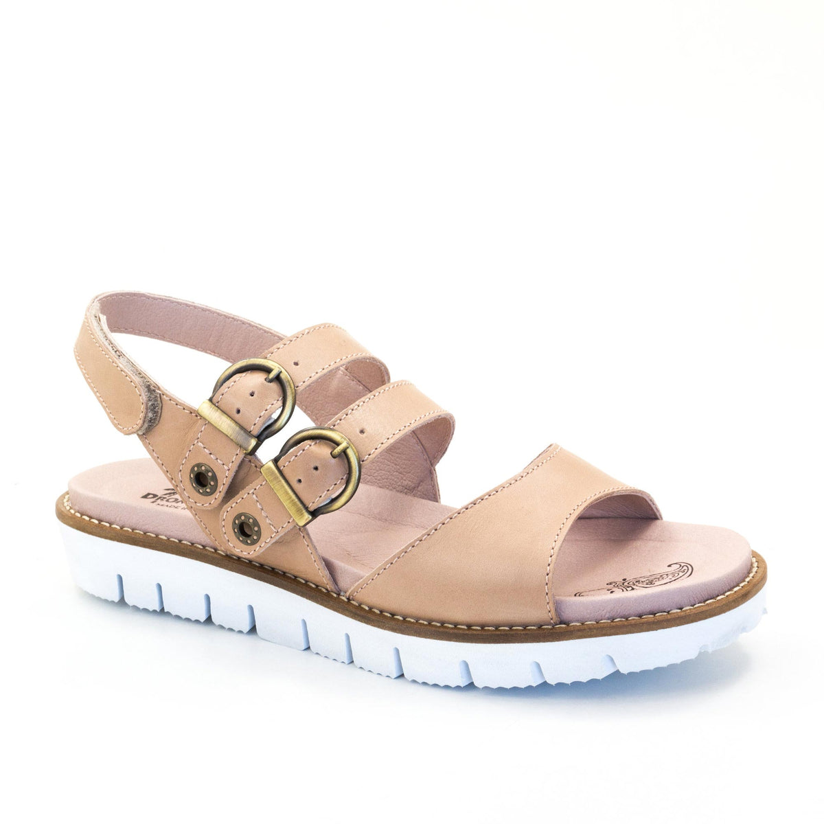 Alicia Leather Strappy Adjustable Sandals