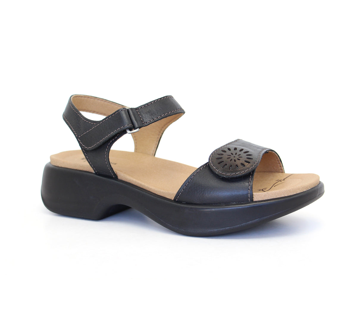Dusty Adjustable Leather Sandal