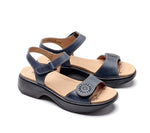 Dusty Adjustable Leather Sandal