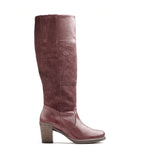 Geneva High Riding Leather & Suede Boot