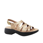 Golden Eagle Leather Strappy Sandals