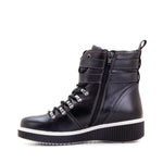 Jessie Leather Wedge Boot