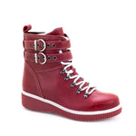 Jessie Leather Wedge Boot