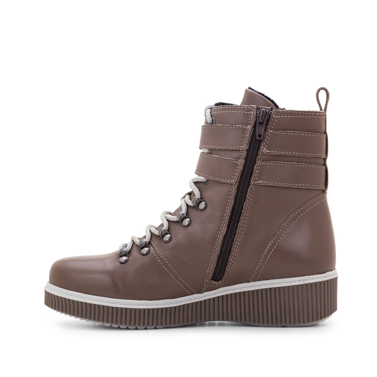 Jessie Leather Wedge Boot