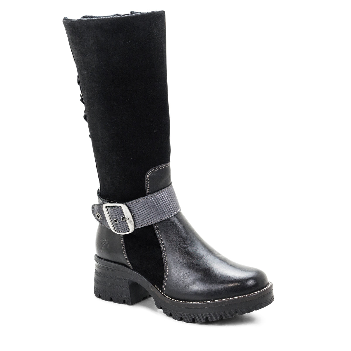 Kadia Mid-Calf Leather & Suede Boot