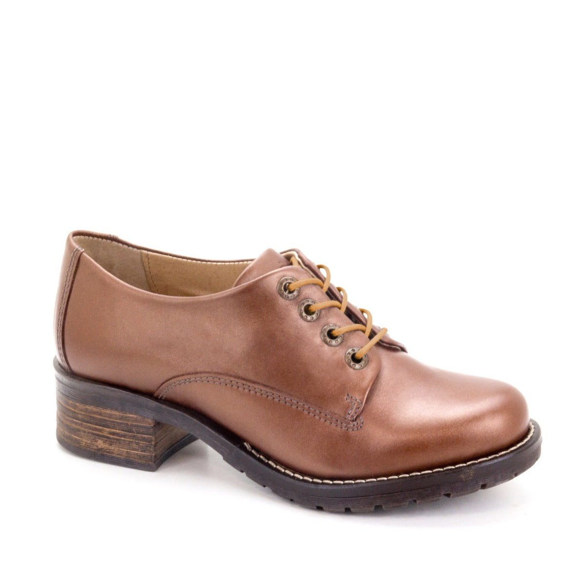 Kaley Lace-Up Leather Shoes