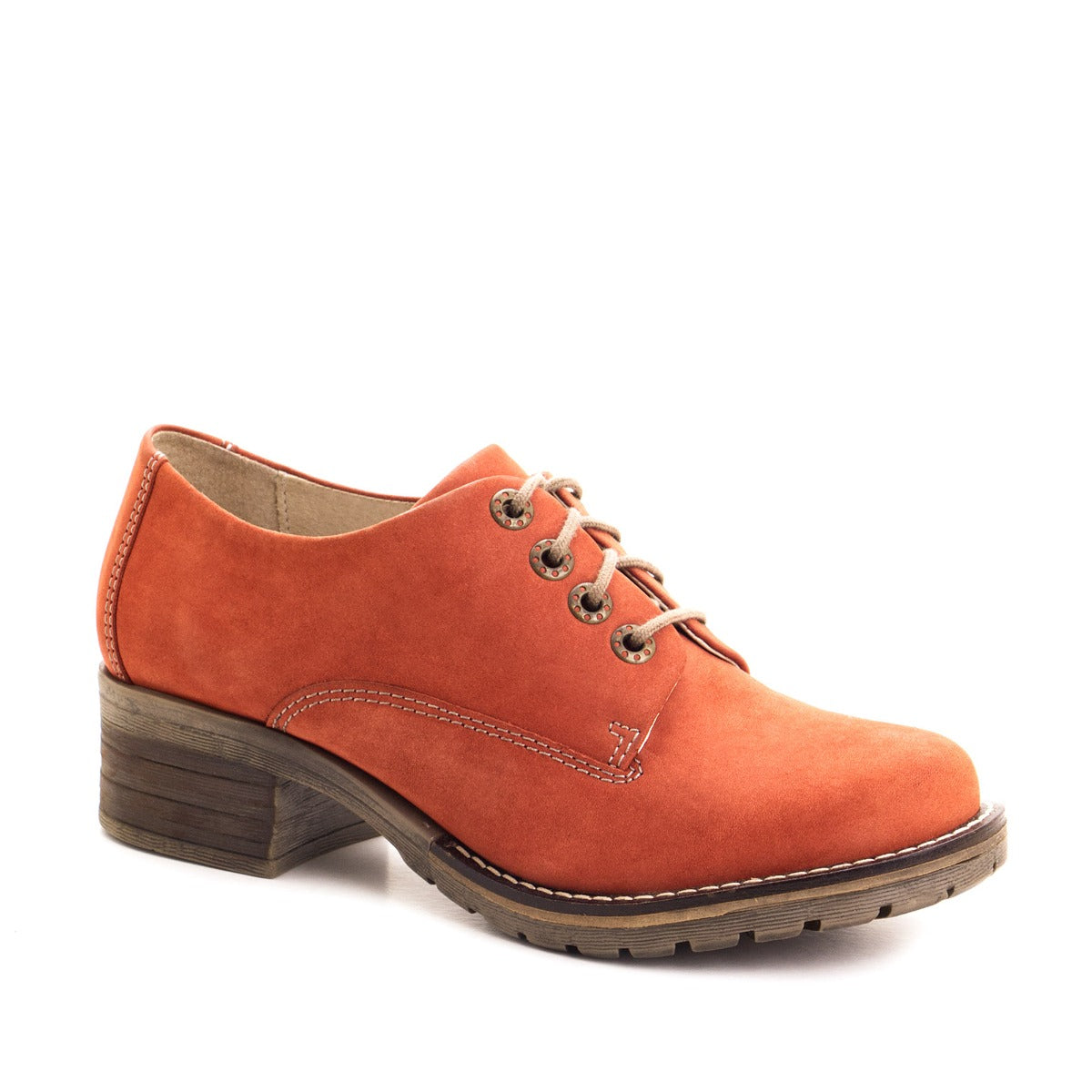 Kaley Lace-Up Nubuck Shoes