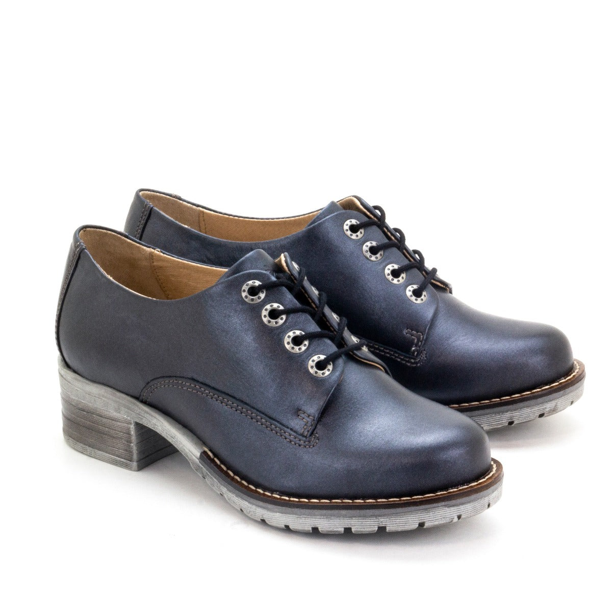 Kaley Lace-Up Leather Shoes
