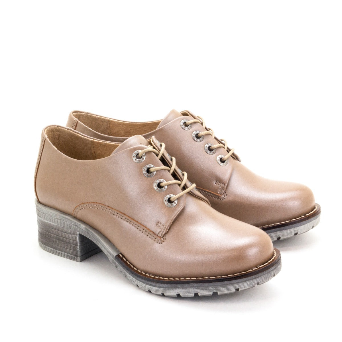 Kaley Lace-Up Leather Shoes