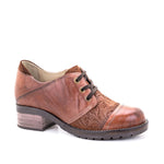 Kalista Leather & Printed Suede Lace-Up Shoes