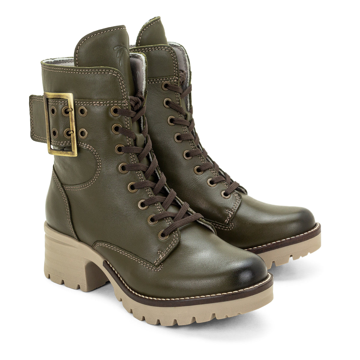 Kanga Combat Leather Boot