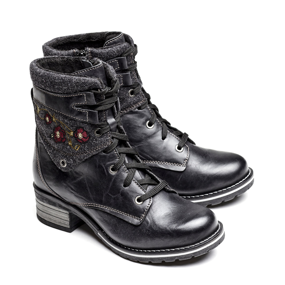 Kara Burel Wool Embroidery Boot