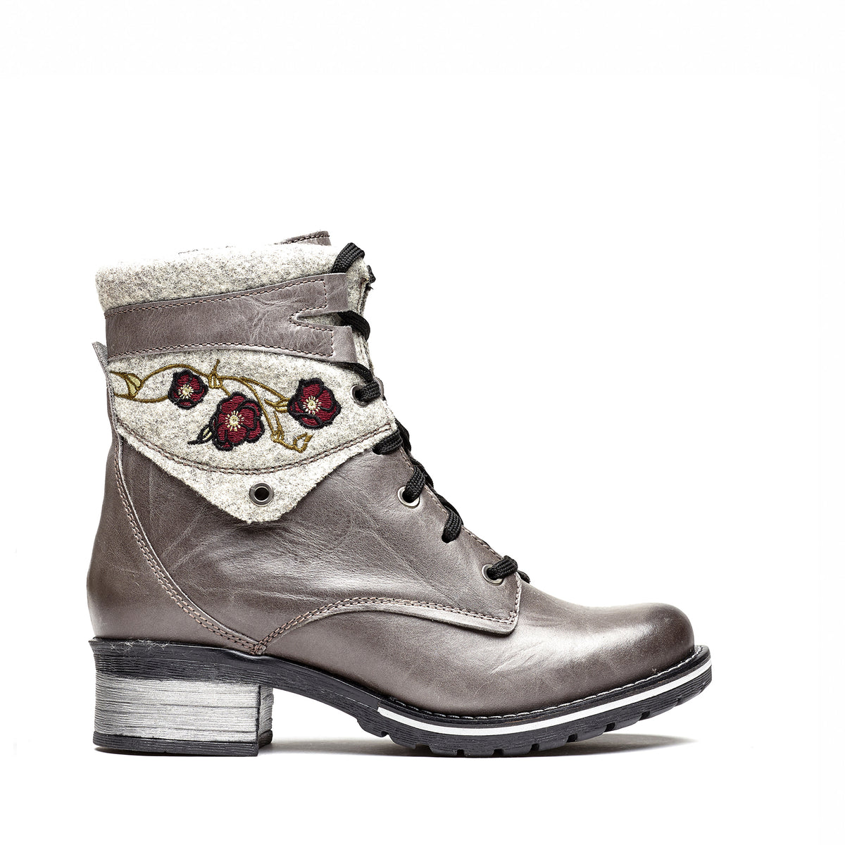 Kara Burel Wool Embroidery Boot
