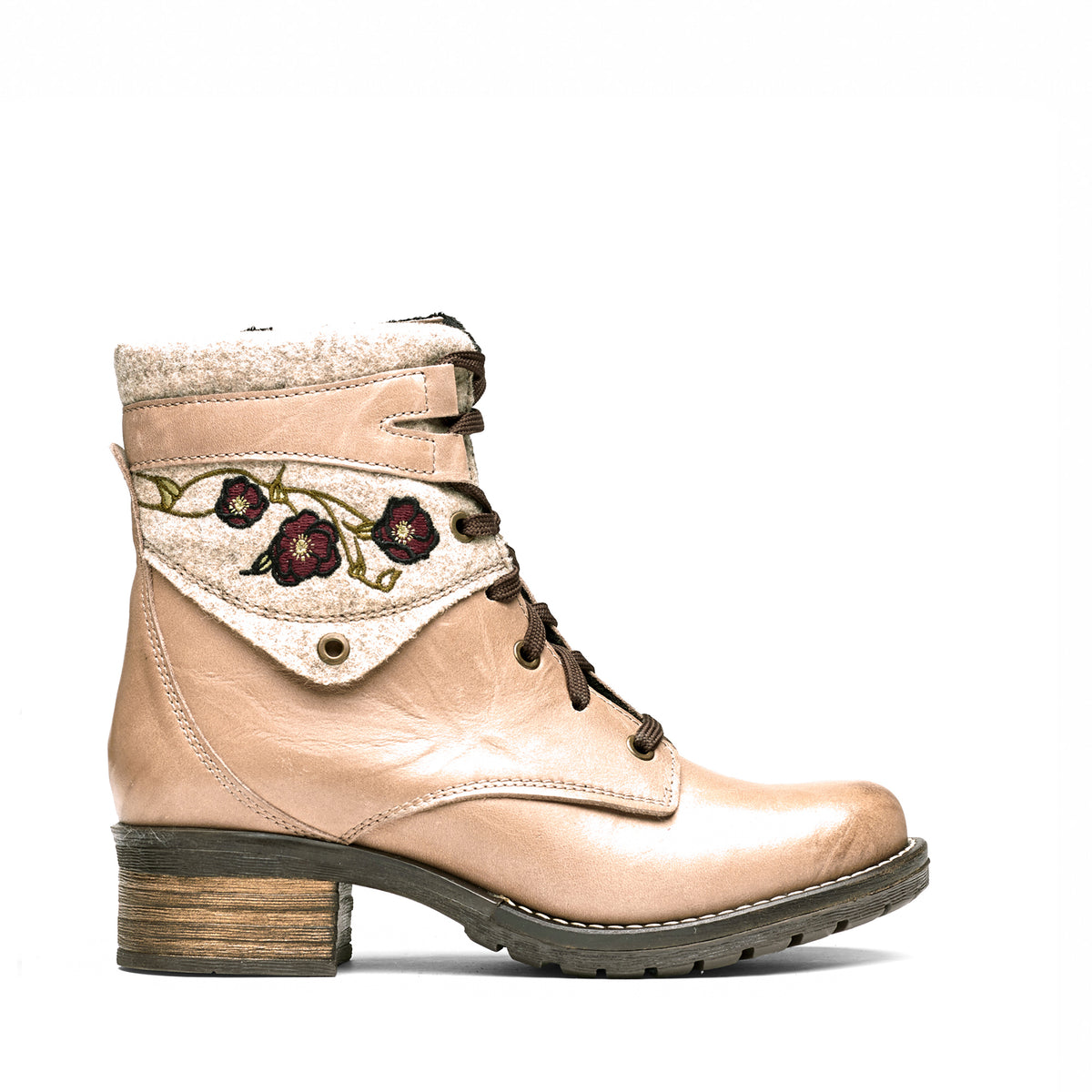 Kara Burel Wool Embroidery Boot