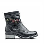 Kara Leather & Embroidery Suede Boot