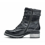 Kara Leather & Embroidery Suede Boot