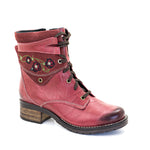 Kara Leather & Embroidery Suede Boot