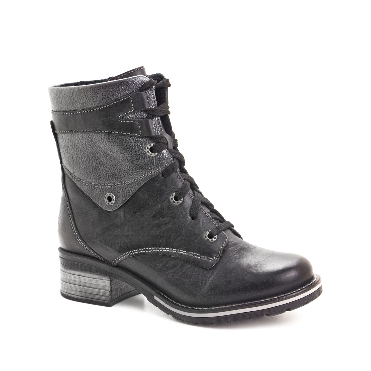 Kara Metallic Scrunched Leather Boot