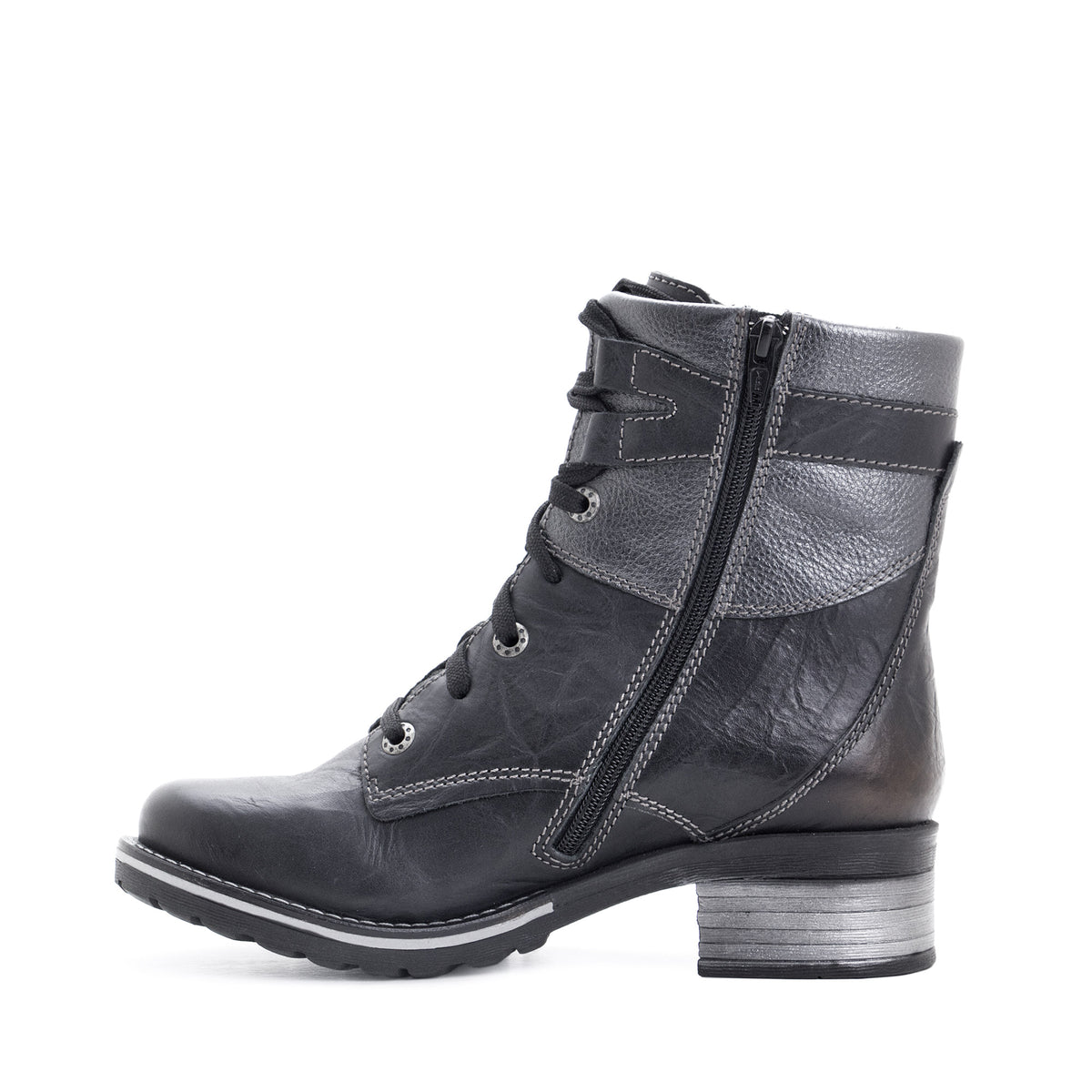 Kara Metallic Scrunched Leather Boot
