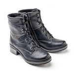 Kara Metallic Scrunched Leather Boot