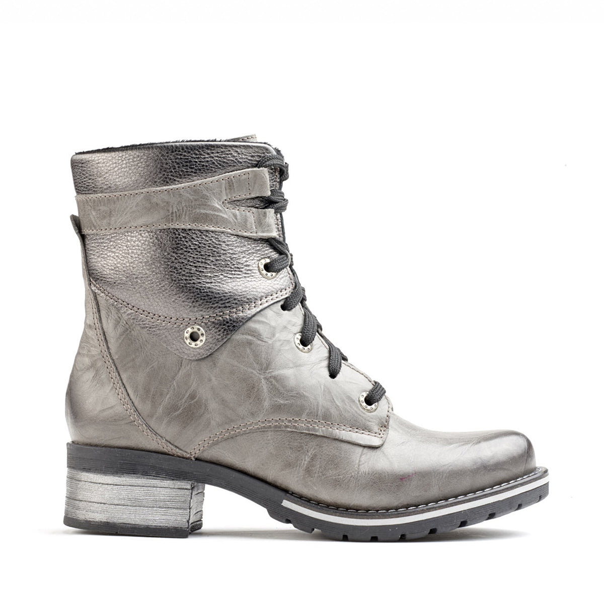 Kara Metallic Scrunched Leather Boot
