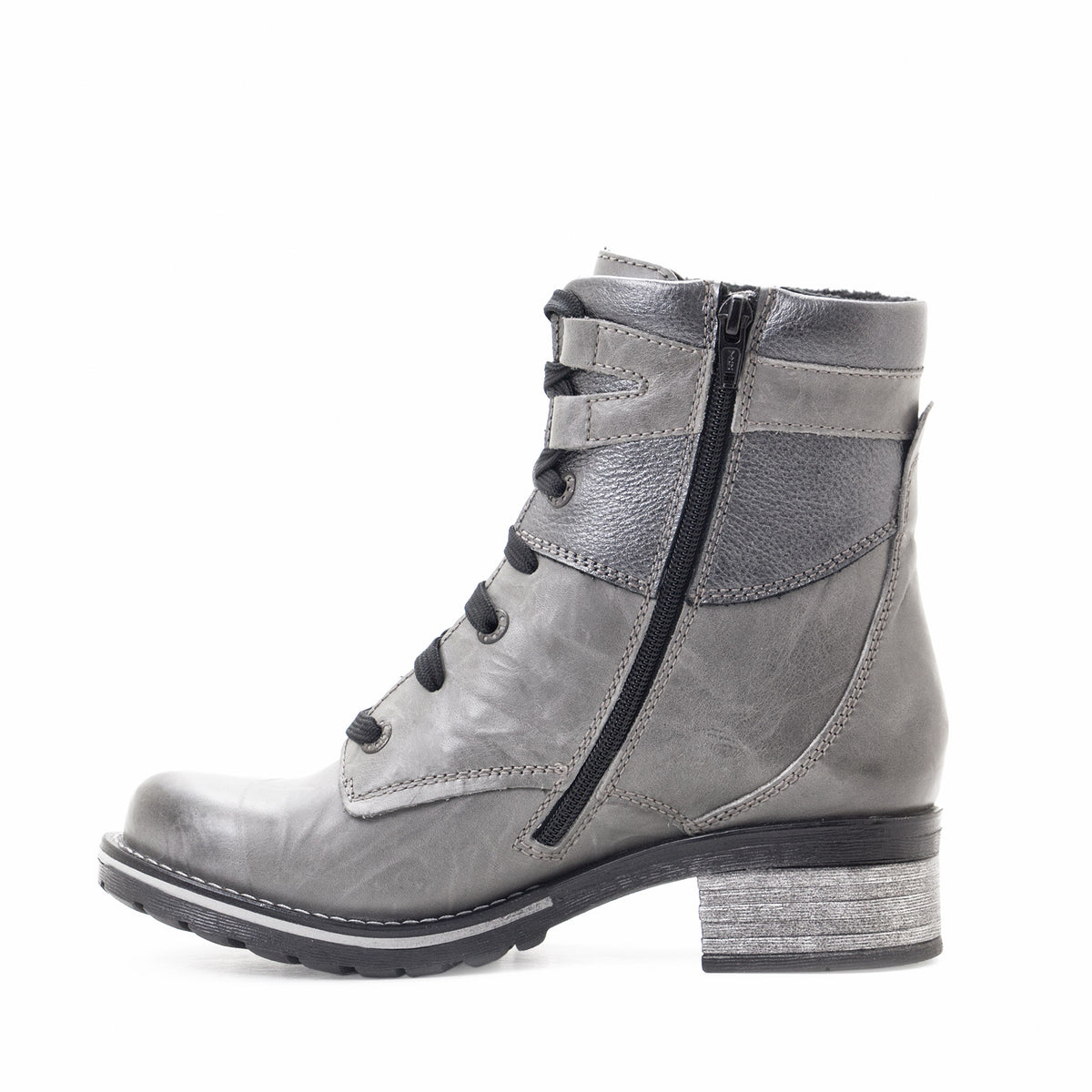 Kara Metallic Scrunched Leather Boot