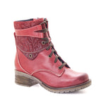 Kara Scrunched Leather & Printed Suede Boot