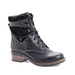 Kara Scrunched Leather & Suede Boot