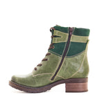 Kara Scrunched Leather & Suede Boot