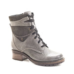 Kara Scrunched Leather & Suede Boot