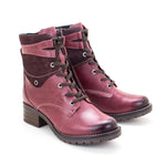 Kara Scrunched Leather & Suede Boot