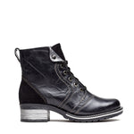 Karissa Scrunched Leather & Suede Boot