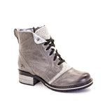Karissa Burel Scrunched Leather & Suede Boot