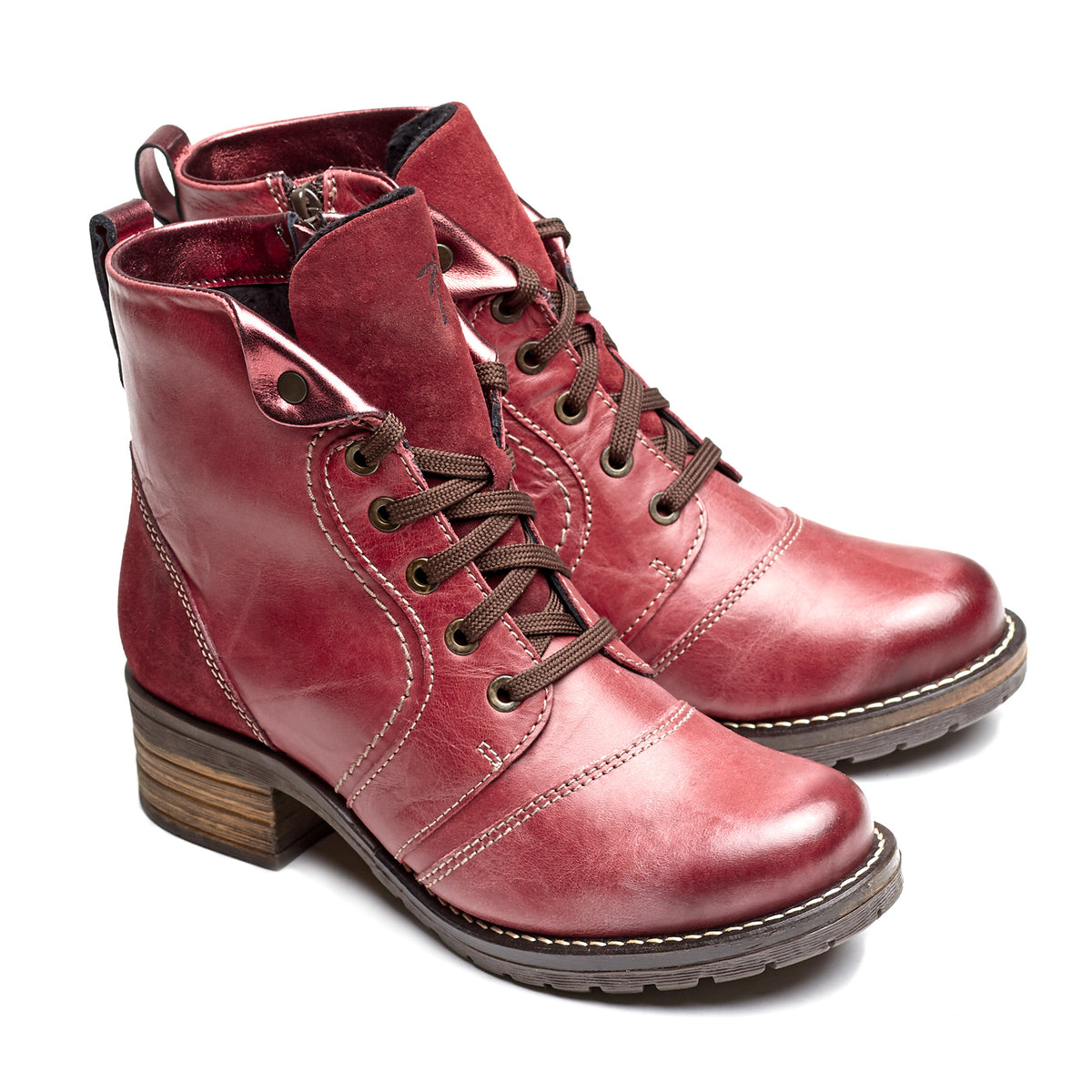 Karissa Scrunched Leather & Suede Boot