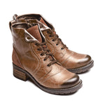 Karissa Scrunched Leather & Suede Boot