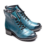 Karissa Scrunched Leather & Suede Boot