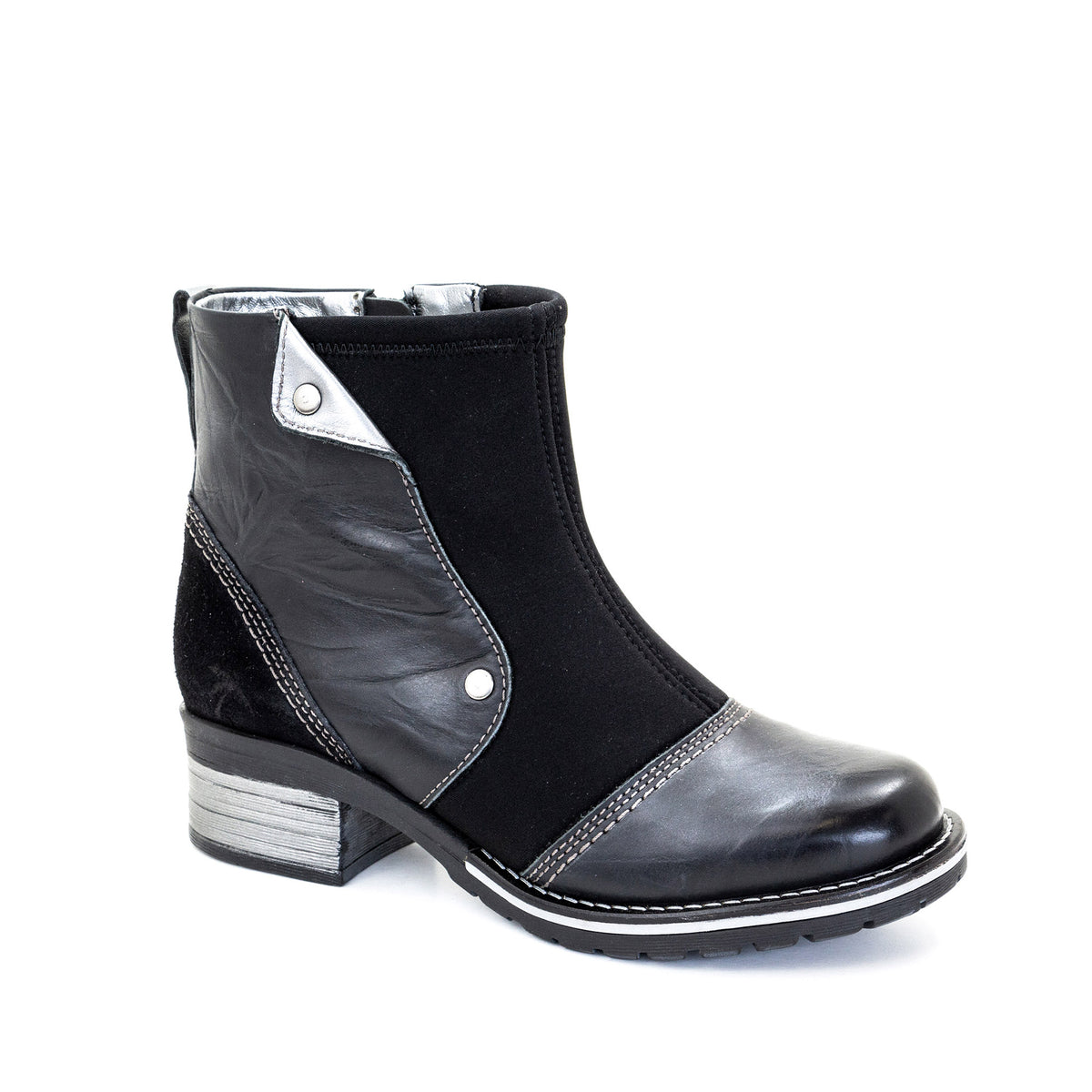 Kassia Leather & Neoprene Boot