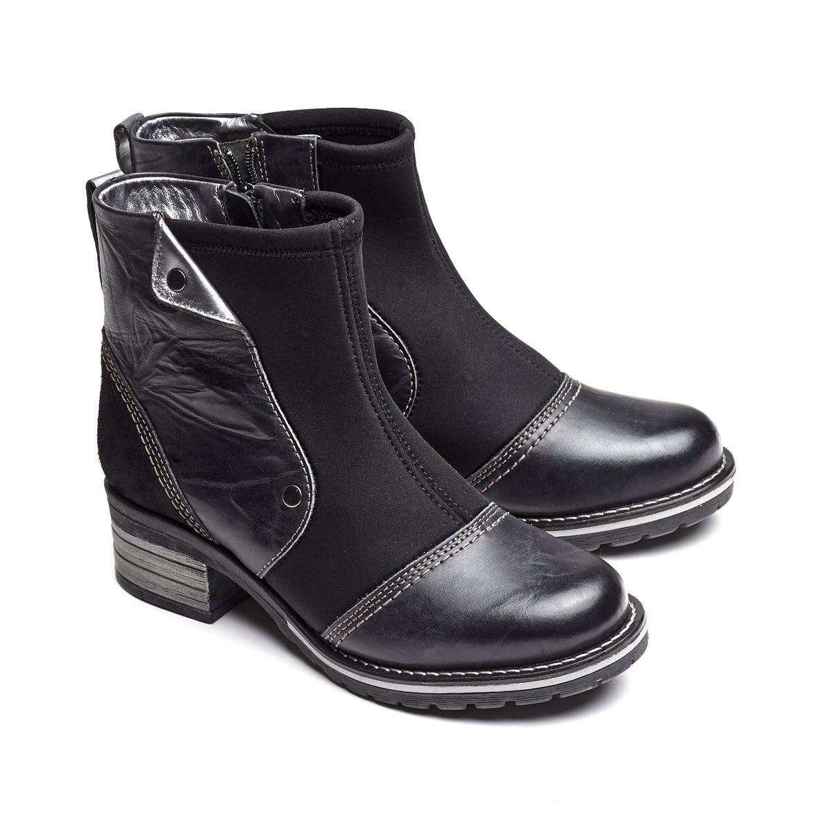 Kassia Leather & Neoprene Boot