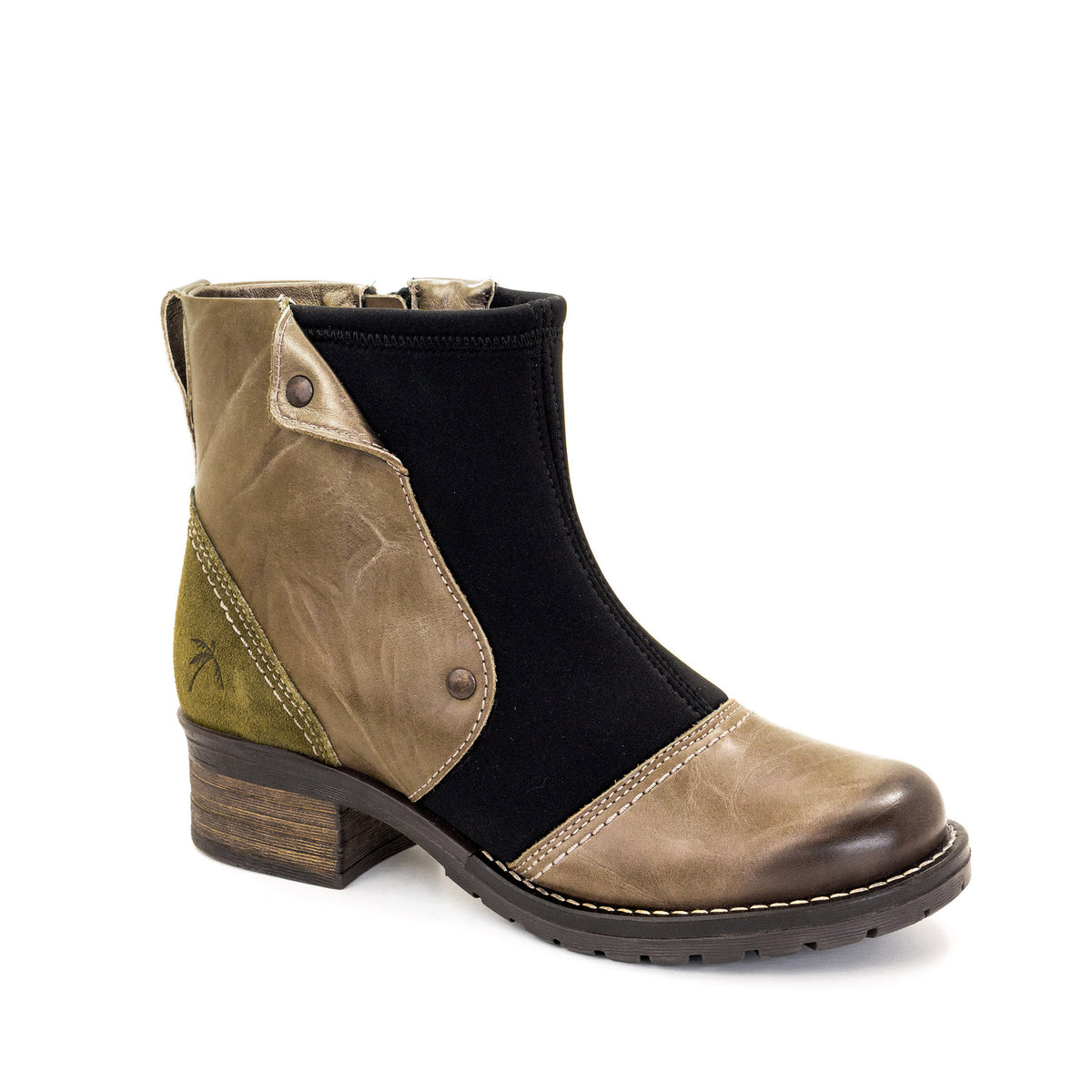 Kassia Leather & Neoprene Boot