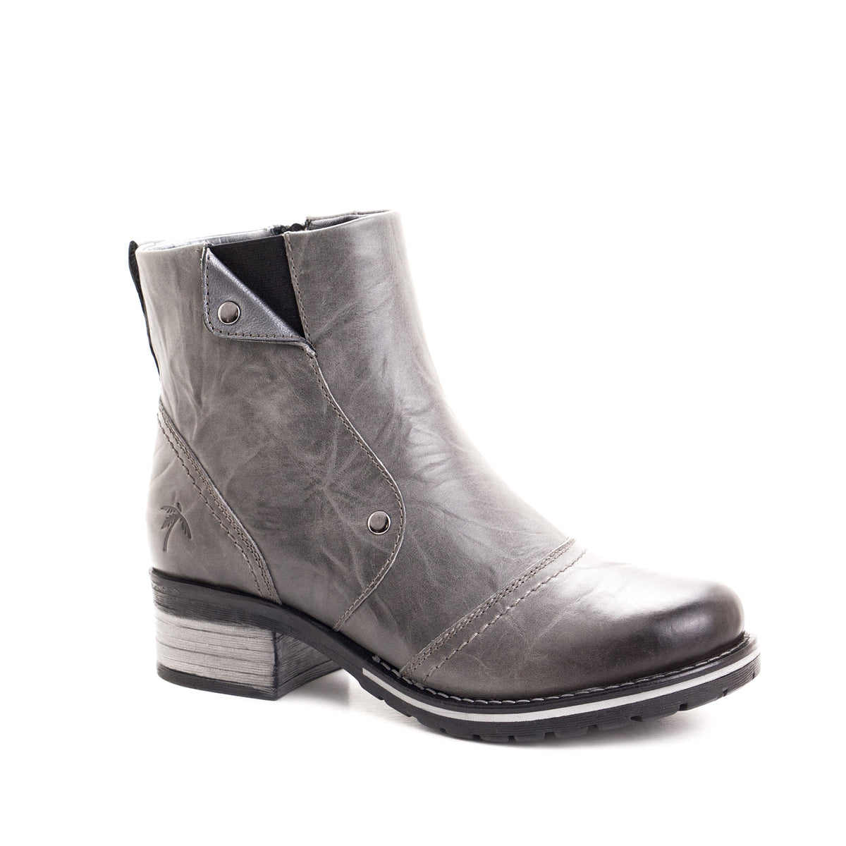 Kassia Scrunched Leather Boot