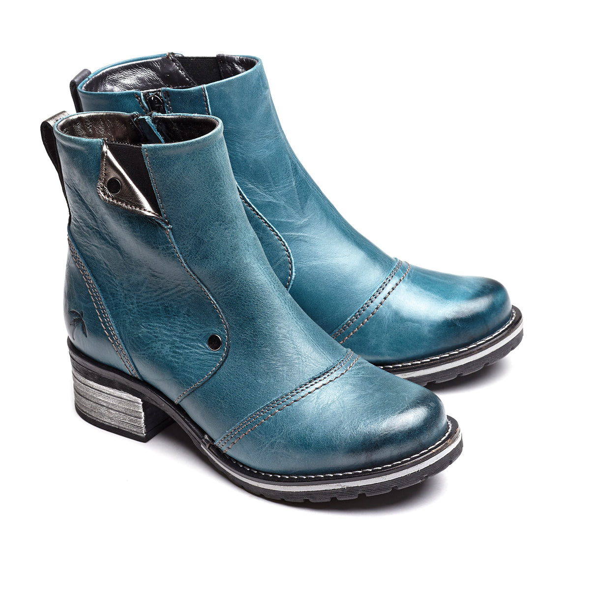 Kassia Scrunched Leather Boot