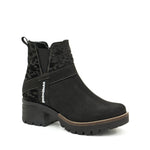 Katniss Nubuck Leather & Camo Boot