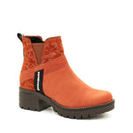 Katniss Nubuck Leather & Camo Boot