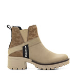 Katniss Nubuck Leather & Camo Boot