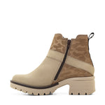 Katniss Nubuck Leather & Camo Boot