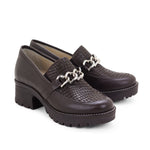 Kella Leather Platform Loafers