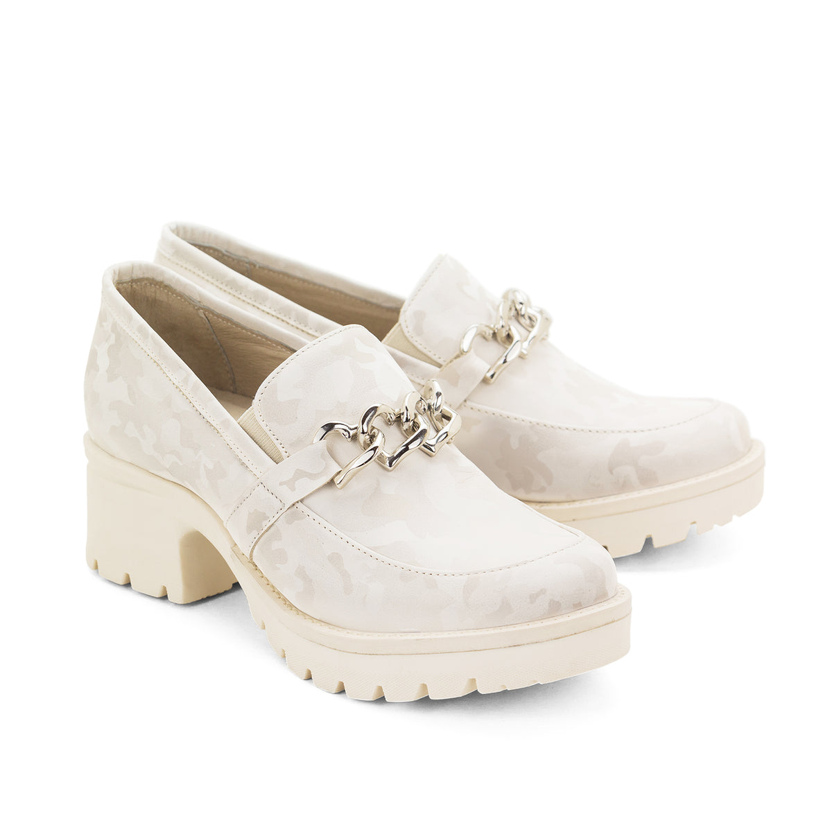 Kella Leather Platform Loafers